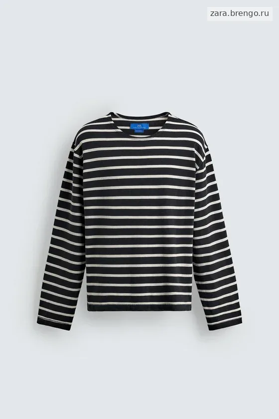 ФУТБОЛКА ЖАККАРД В ПОЛОСКУ Zara «Aaron Levine»