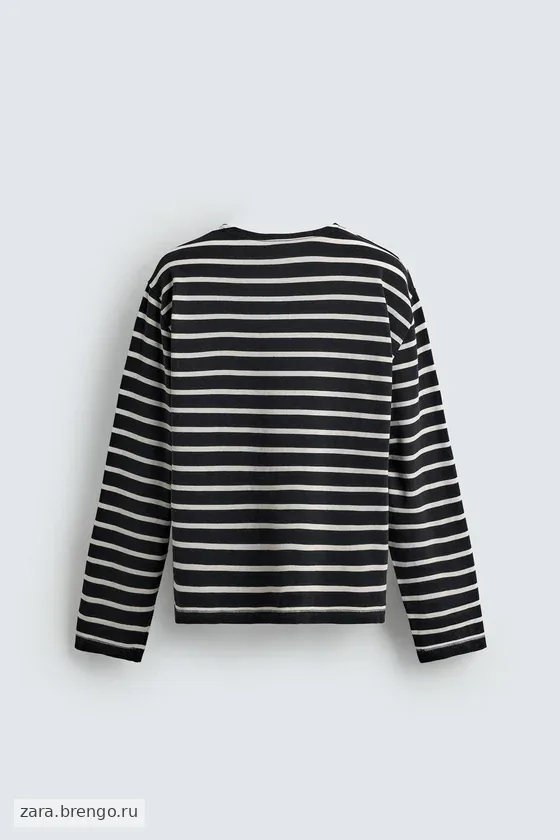 ФУТБОЛКА ЖАККАРД В ПОЛОСКУ Zara «Aaron Levine»