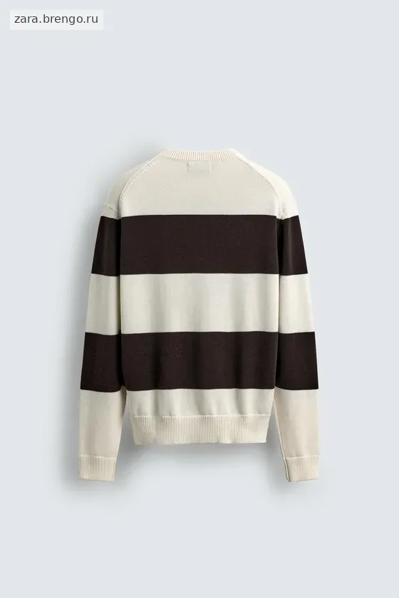 ЖАККАРДОВЫЙ СВИТЕР В ПОЛОСКУ Zara «Aaron Levine»