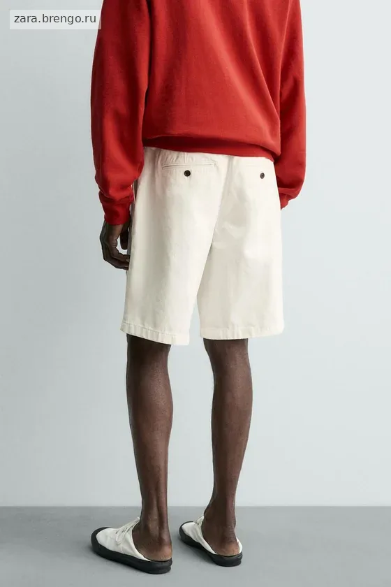 ШОРТЫ  С ЗАЩИПАМИ Zara «Aaron Levine»