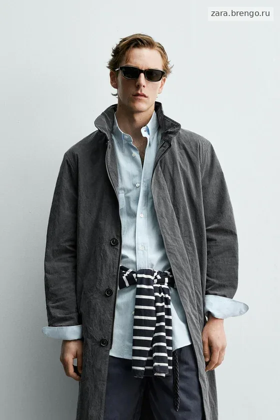 ЛЕГКИЙ ТРЕНЧ С ЭФФЕКТОМ ПОТЕРТОСТИ Zara «Aaron Levine»