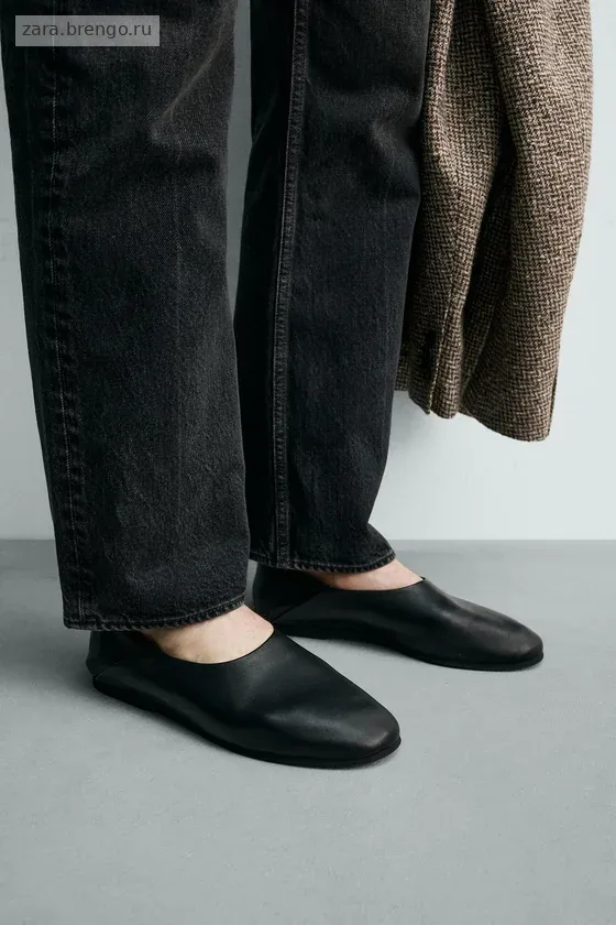ЛОФЕРЫ ИЗ КОЖИ С ПОДОШВОЙ Vibram® Zara «Aaron Levine»