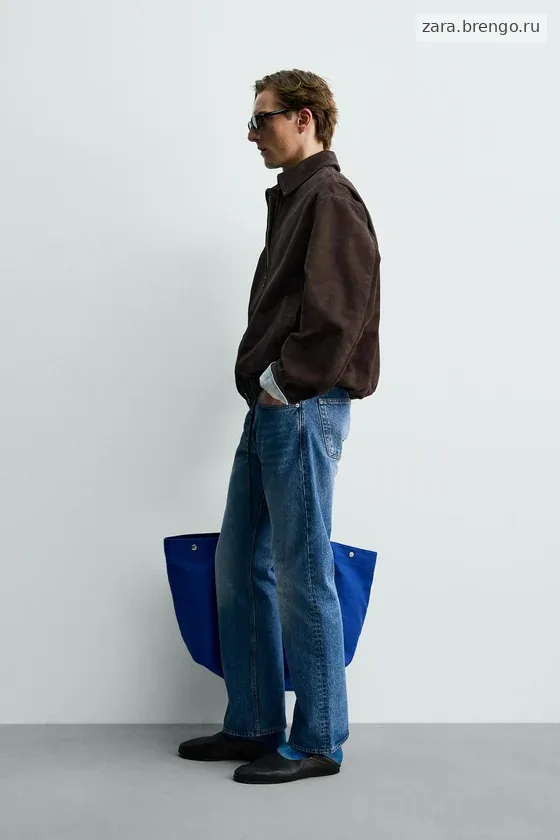 ЗАМШЕВАЯ КУРТКА стандартной посадки Zara «Aaron Levine»