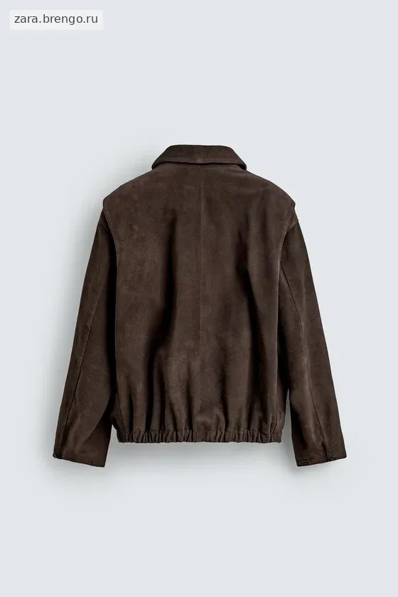 ЗАМШЕВАЯ КУРТКА стандартной посадки Zara «Aaron Levine»