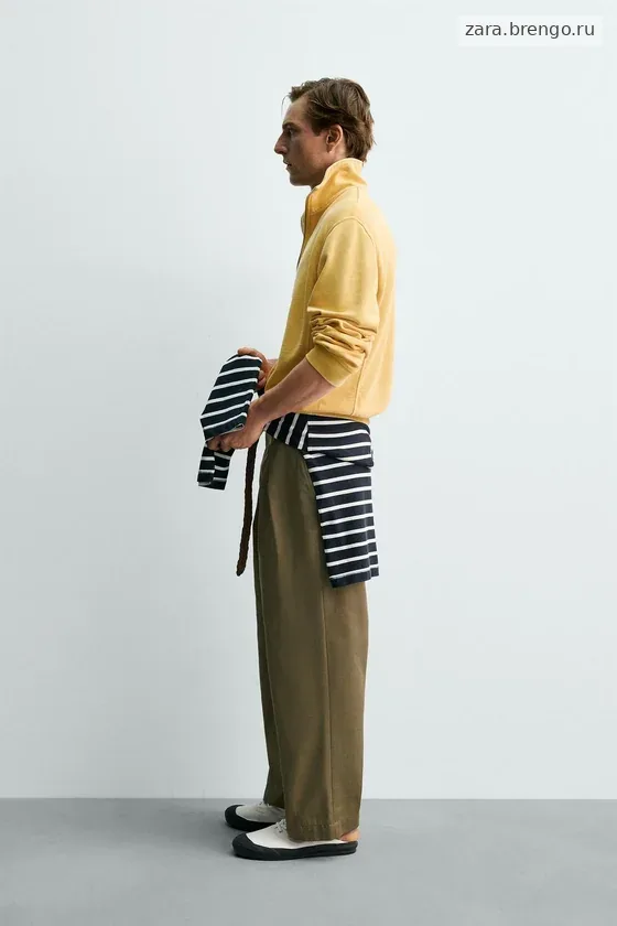 ТОЛСТОВКА НА МОЛНИИ С ЛЕНТОЙ Zara «Aaron Levine»