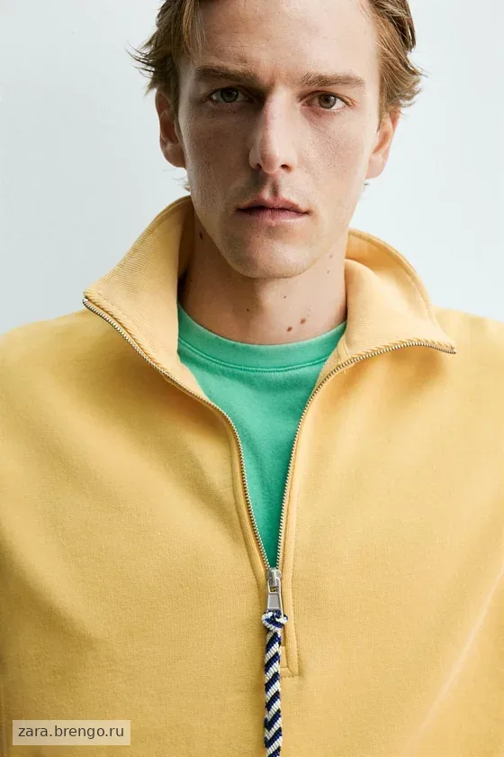 ТОЛСТОВКА НА МОЛНИИ С ЛЕНТОЙ Zara «Aaron Levine»