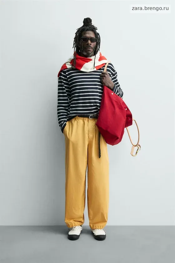 ХЛОПКОВЫЕ БРЮКИ  Zara «Aaron Levine»