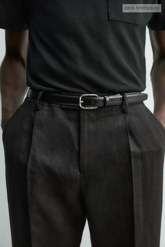 КОЖАНЫЙ РЕМЕНЬ Zara «Aaron Levine»