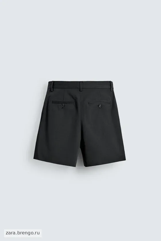 КОРОТКИЕ ШОРТЫ С ЗАЩИПАМИ Zara «Aaron Levine»
