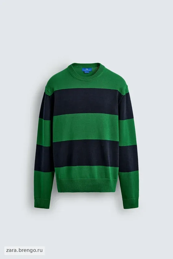 ЖАККАРДОВЫЙ СВИТЕР В ПОЛОСКУ Zara «Aaron Levine»