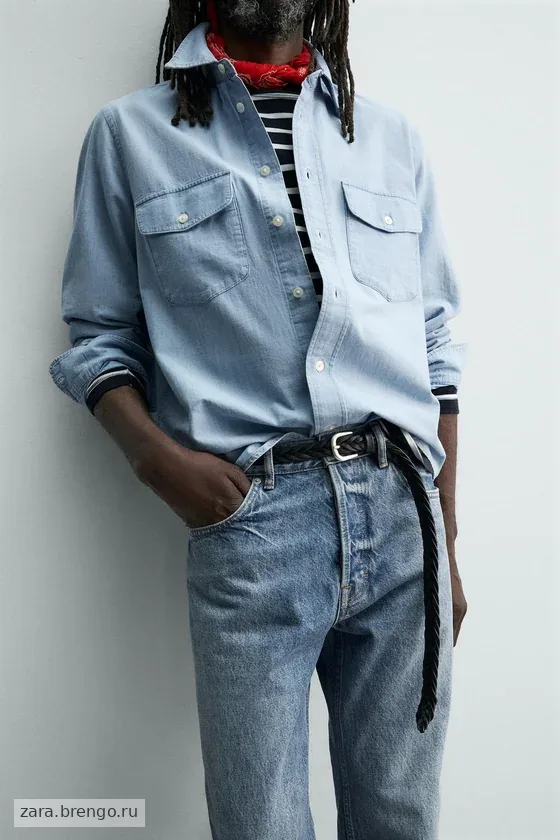 ДЖИНСЫ прямого кроя Zara «Aaron Levine»