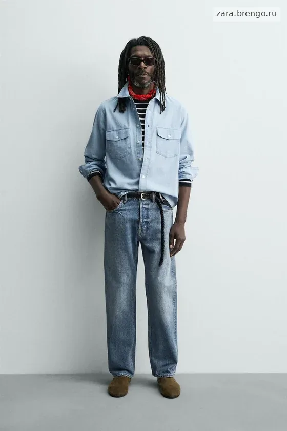 ДЖИНСЫ прямого кроя Zara «Aaron Levine»