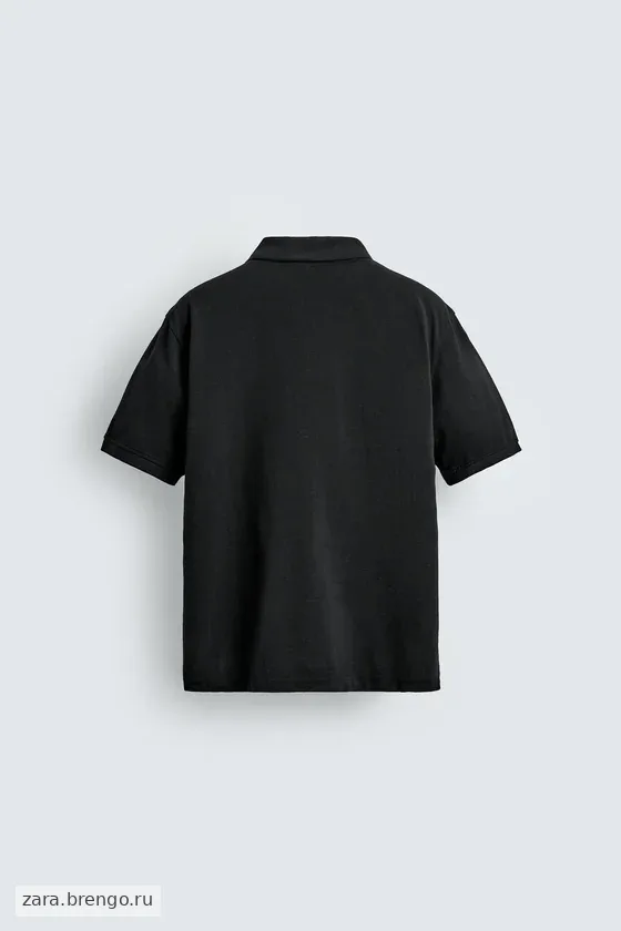 ПОЛО ПИКЕ С ЭФФЕКТОМ ПОТЕРТОСТИ Zara «Aaron Levine»