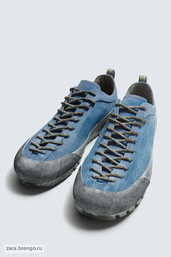 КОЖАНЫЕ КРОССОВКИ Zara «Aaron Levine» НА ПОДОШВЕ Vibram®