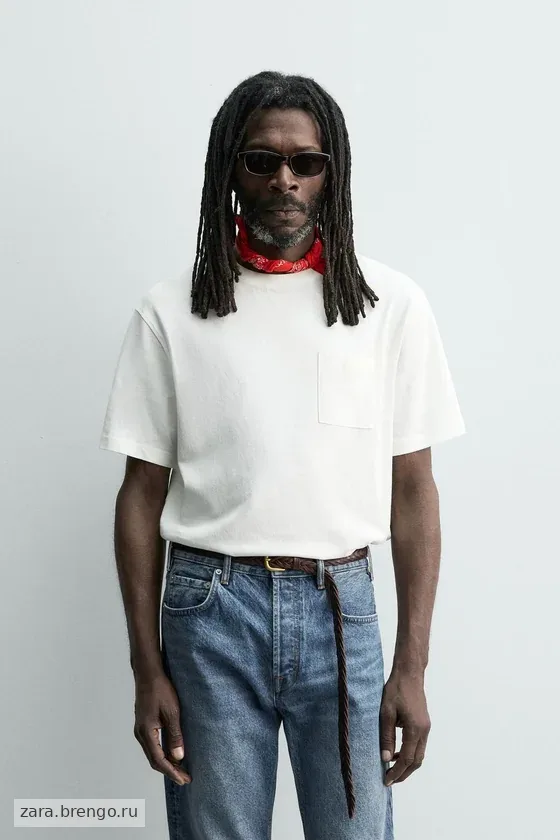 ФУТБОЛКА С КАРМАНОМ Zara «Aaron Levine»