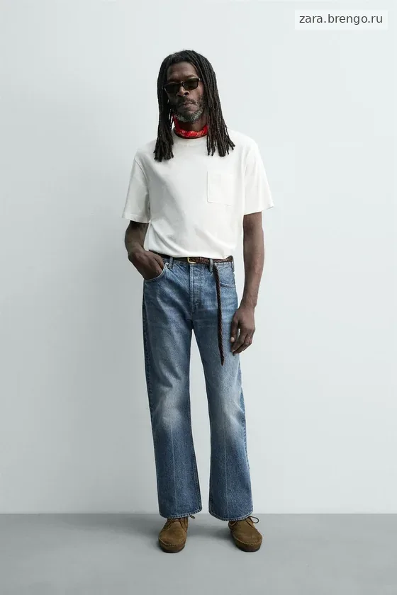 ФУТБОЛКА С КАРМАНОМ Zara «Aaron Levine»