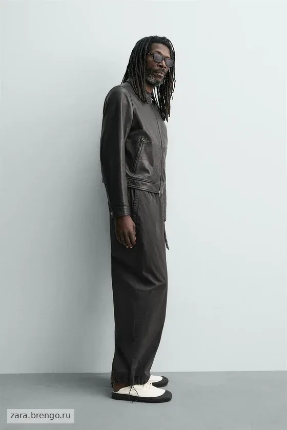 КОЖАНАЯ КУРТКА Zara «Aaron Levine»