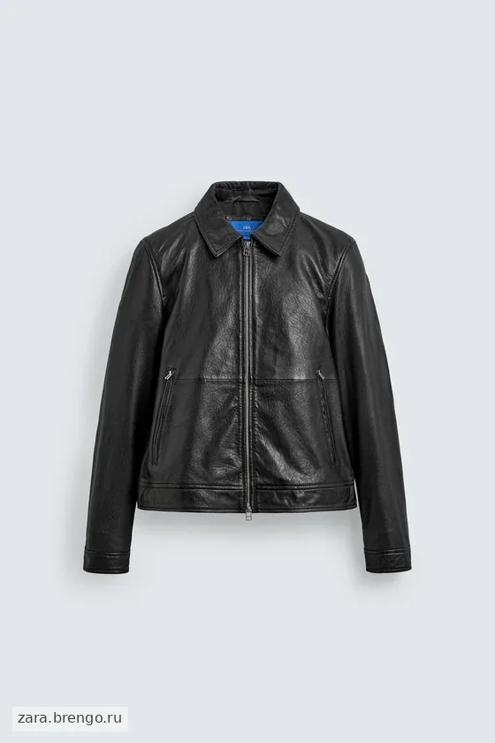 КОЖАНАЯ КУРТКА Zara «Aaron Levine»