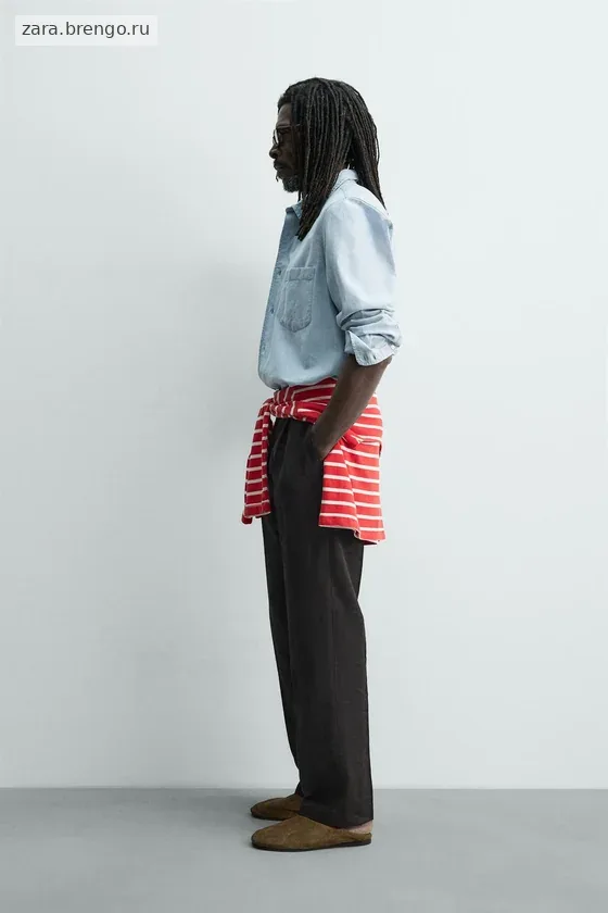 РУБАШКА ЖАККАРДОВЫЙ ДЕНИМ Zara «Aaron Levine»