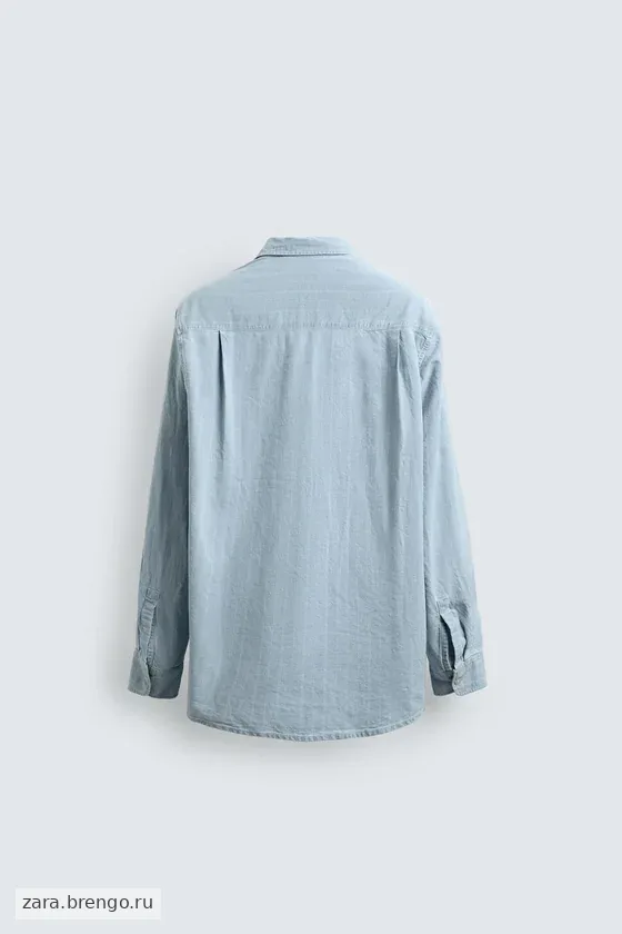 РУБАШКА ЖАККАРДОВЫЙ ДЕНИМ Zara «Aaron Levine»