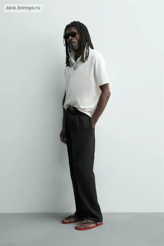 ПОЛО ПИКЕ С ЭФФЕКТОМ ПОТЕРТОСТИ Zara «Aaron Levine»