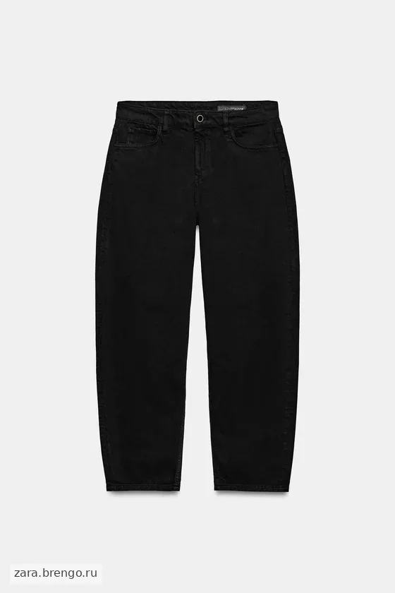 ЗАУЖЕННЫЕ ДЖИНСЫ СО СРЕДНЕЙ ПОСАДКОЙ — коллекция Zara «ZW»