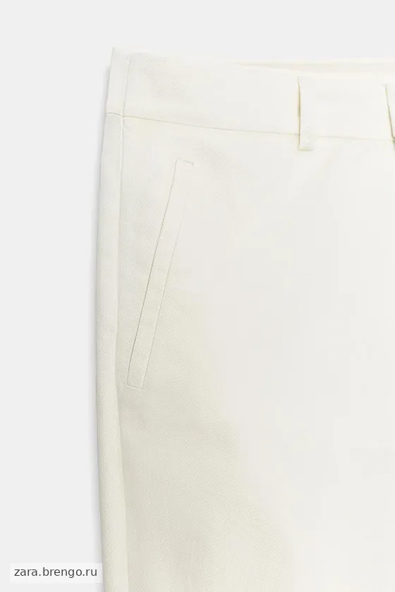 БРЮКИ С ЗАЩИПАМИ СПЕРЕДИ — коллекция Zara «ZW»