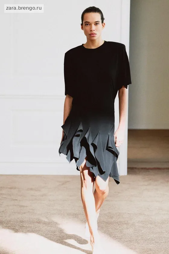 КОРОТКАЯ ЮБКА С ВОЛАНАМИ — коллекция Zara «ZW»