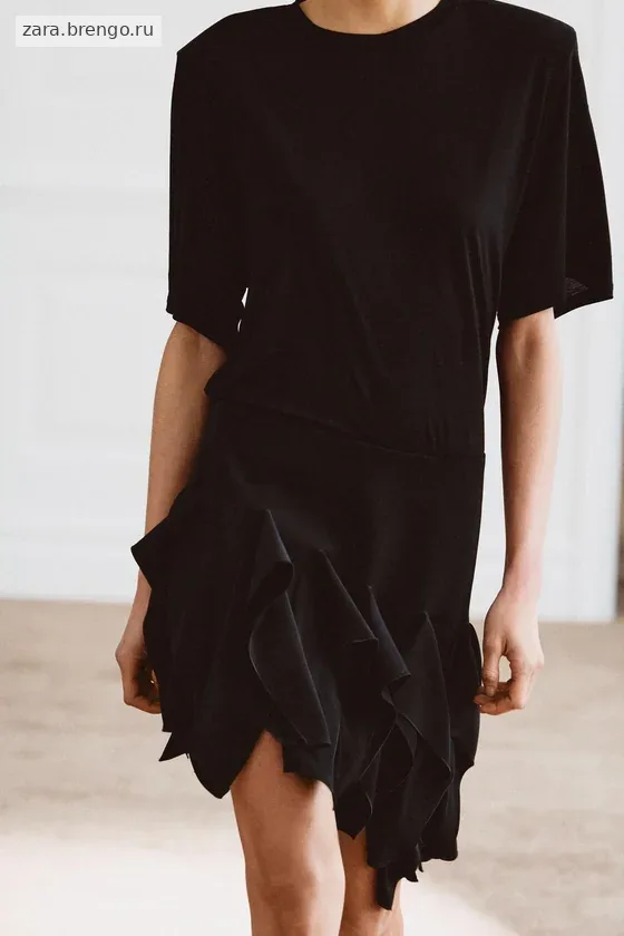 КОРОТКАЯ ЮБКА С ВОЛАНАМИ — коллекция Zara «ZW»