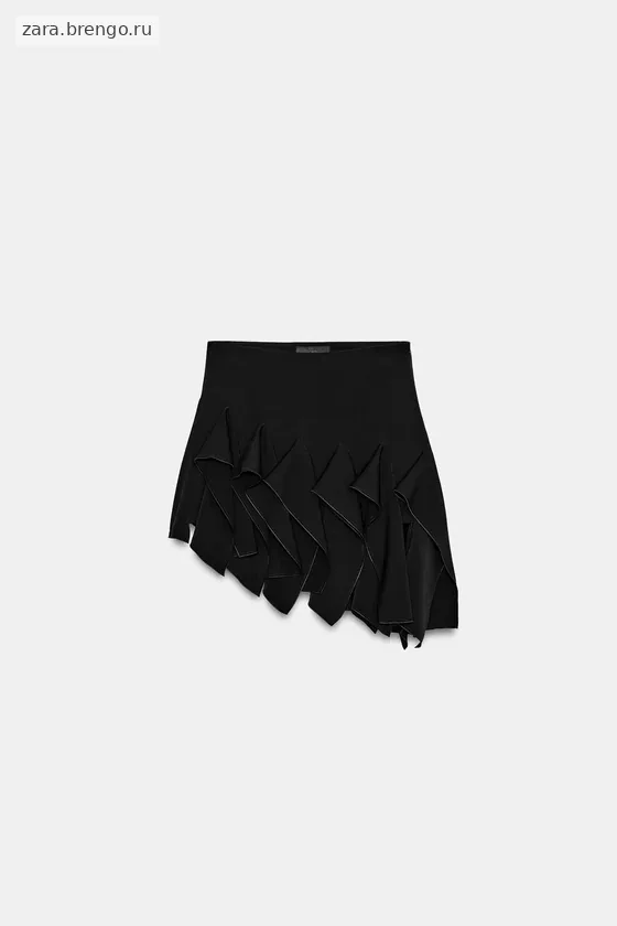 КОРОТКАЯ ЮБКА С ВОЛАНАМИ — коллекция Zara «ZW»