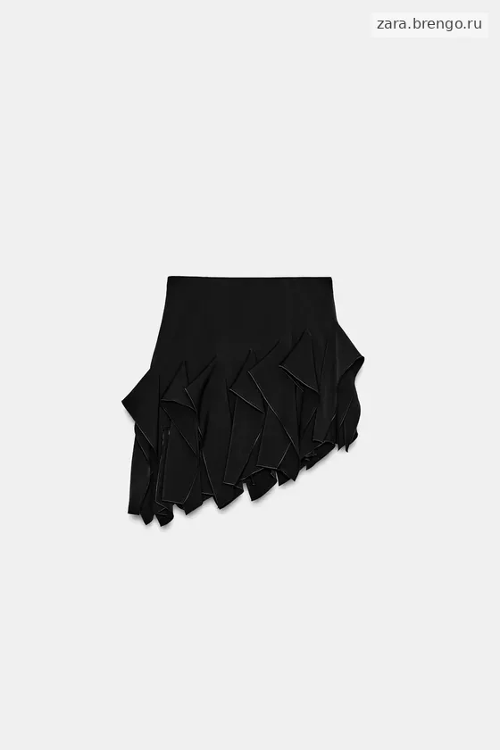 КОРОТКАЯ ЮБКА С ВОЛАНАМИ — коллекция Zara «ZW»