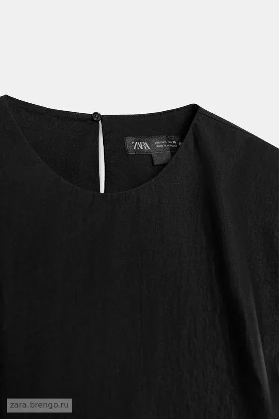 ТОП С БАСКОЙ БЕЗ РУКАВОВ — коллекция Zara «ZW»