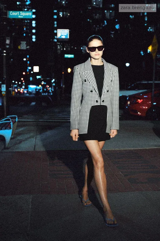 БЛЕЙЗЕР АСИММЕТРИЧНОГО КРОЯ — коллекция Zara «ZW»