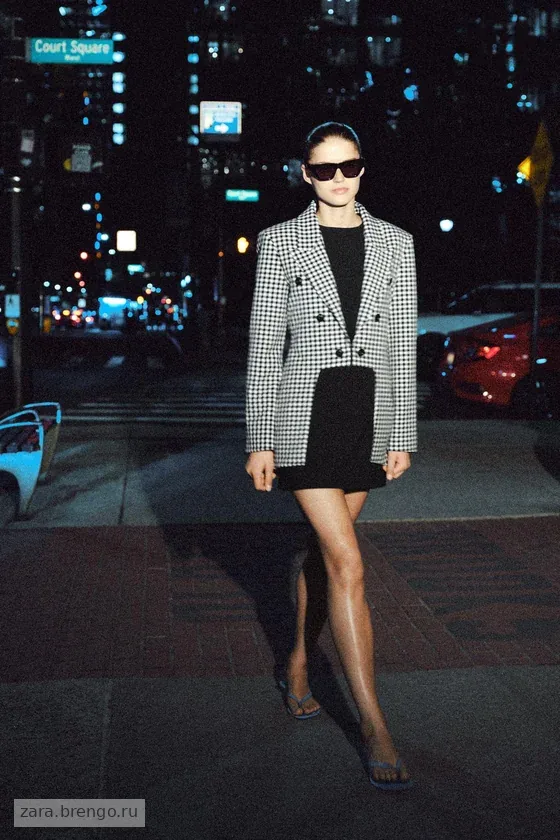 БЛЕЙЗЕР АСИММЕТРИЧНОГО КРОЯ — коллекция Zara «ZW»