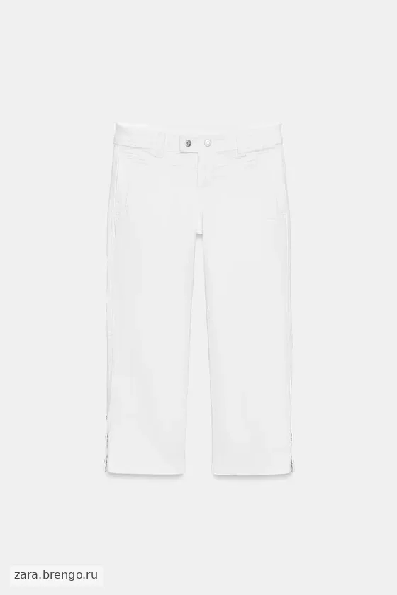 ДЖИНСЫ КАПРИ СО СРЕДНЕЙ ПОСАДКОЙ — коллекция Zara «ZW»