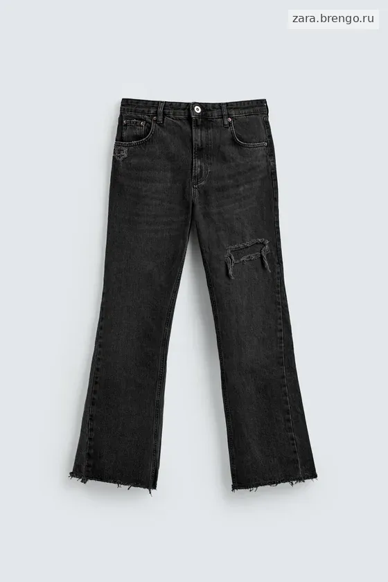 ДЖИНСЫ клёш С РАЗРЕЗАМИ
