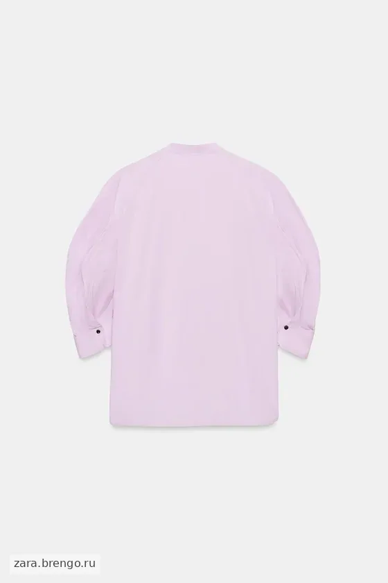 РУБАШКА С ОБЪЕМНЫМИ РУКАВАМИ коллекция Zara «ZW»