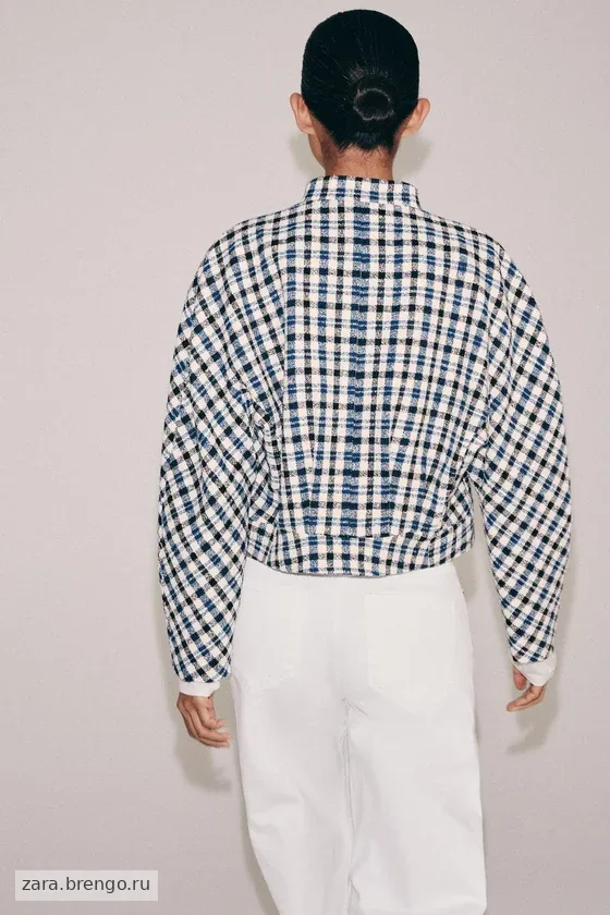 КУРТКА В КЛЕТКУ — коллекция Zara «ZW»