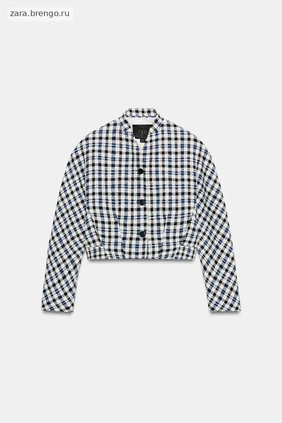 КУРТКА В КЛЕТКУ — коллекция Zara «ZW»