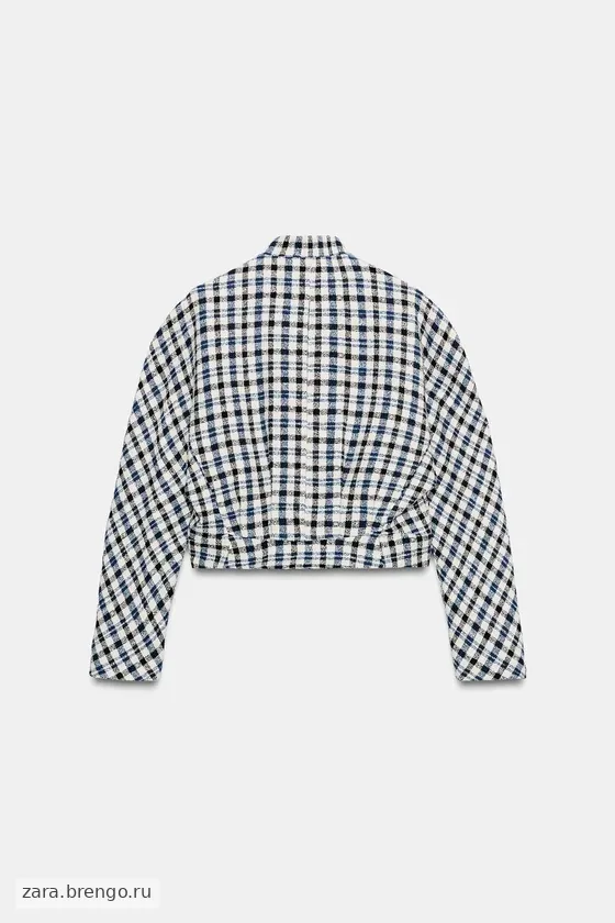 КУРТКА В КЛЕТКУ — коллекция Zara «ZW»