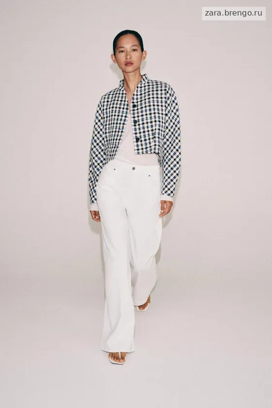 КУРТКА В КЛЕТКУ — коллекция Zara «ZW»
