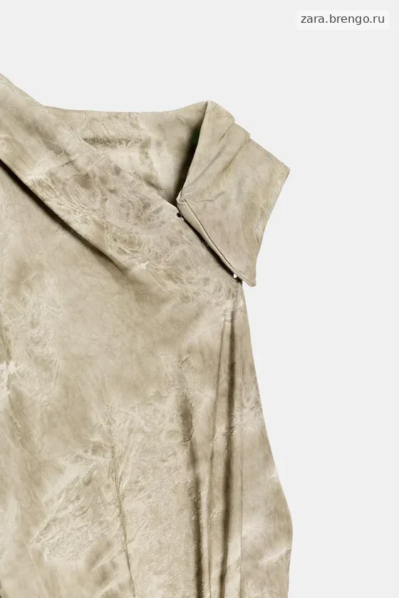 ТОП АСИММЕТРИЧНОГО КРОЯ ЖАККАРД — коллекция Zara «ZW»