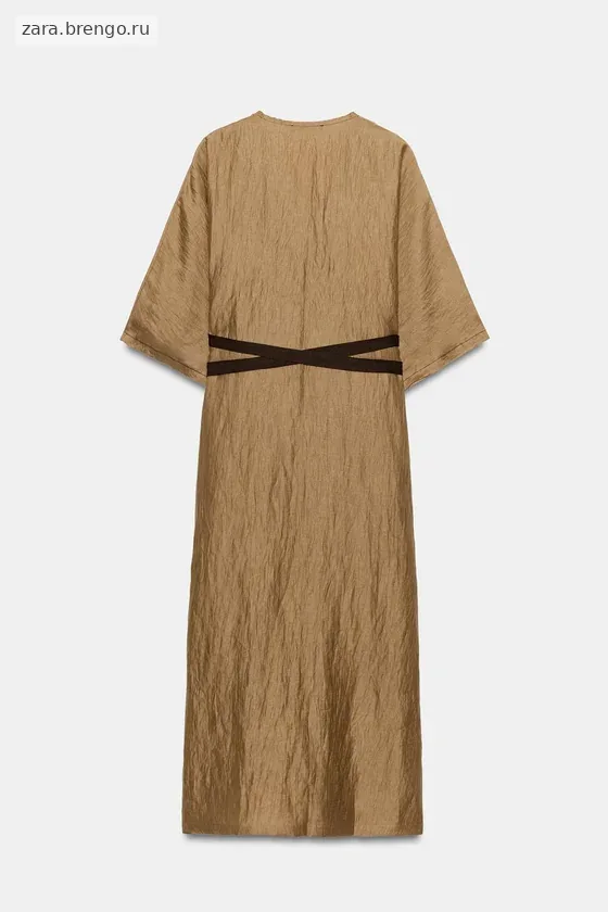 ТУНИКА ИЗ СМЕСОВОГО ЛЬНА — коллекция Zara «ZW»