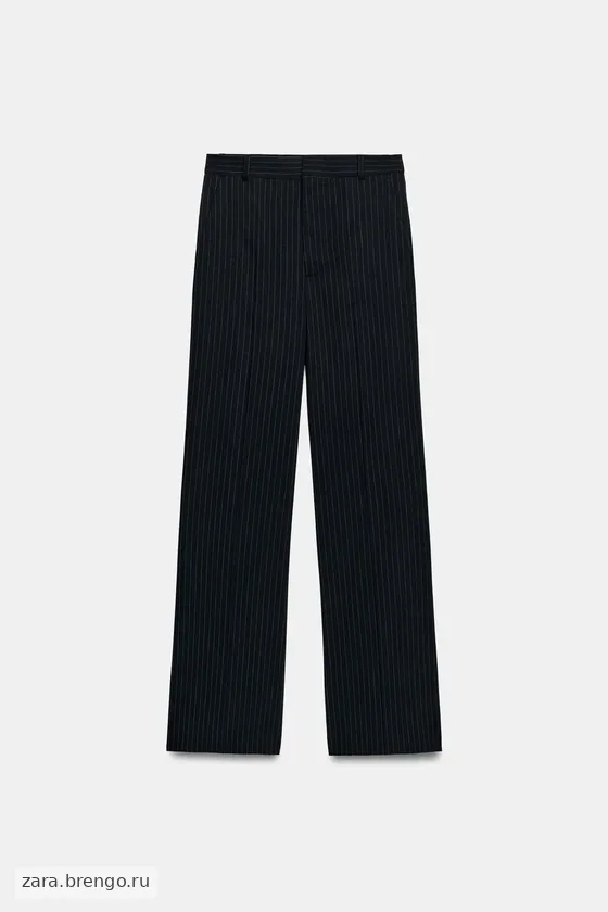 БРЮКИ В ТОНКУЮ ПОЛОСКУ — коллекция Zara «ZW»