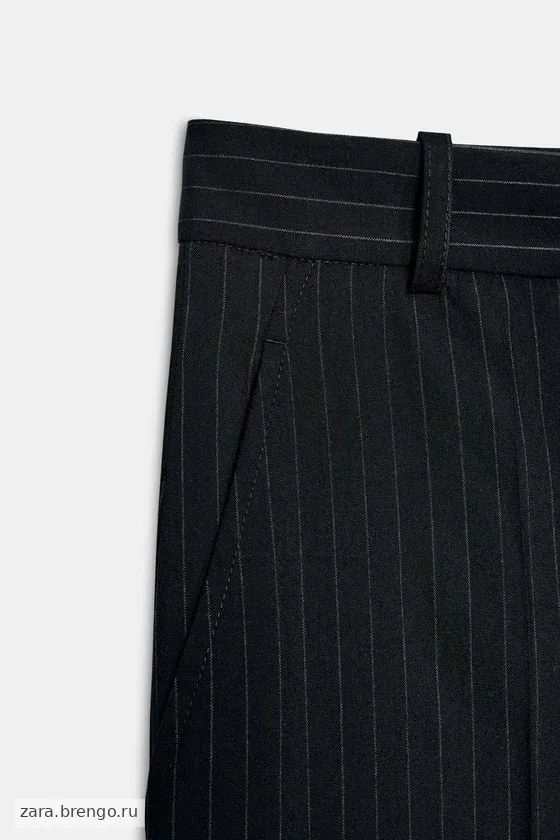 БРЮКИ В ТОНКУЮ ПОЛОСКУ — коллекция Zara «ZW»