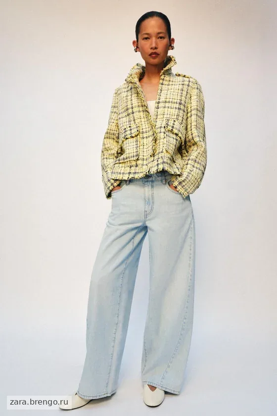 ДЖИНСЫ коллекция Zara «ZW» LOOSE  СО СРЕДНЕЙ ПОСАДКОЙ