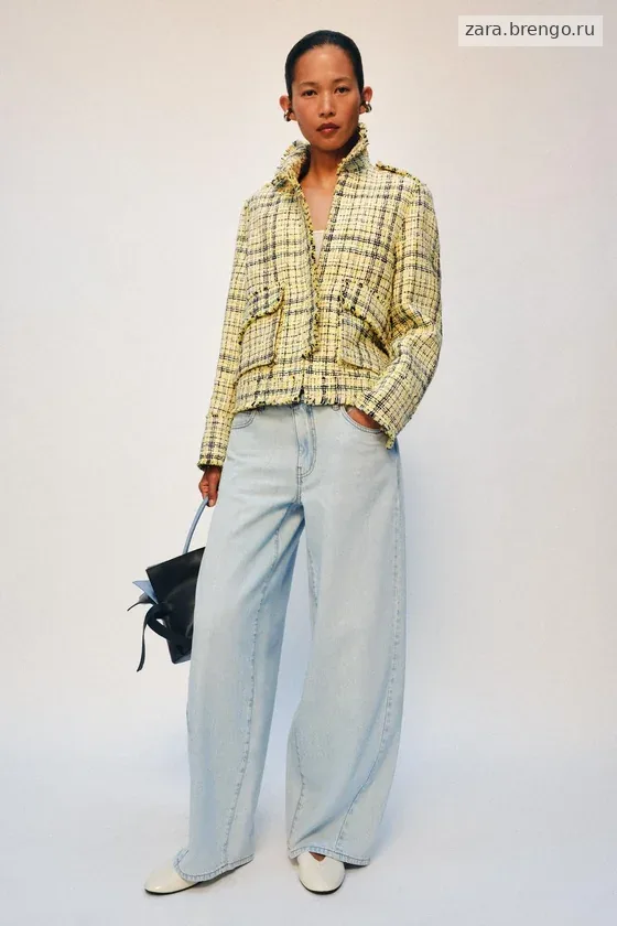 ДЖИНСЫ коллекция Zara «ZW» LOOSE  СО СРЕДНЕЙ ПОСАДКОЙ