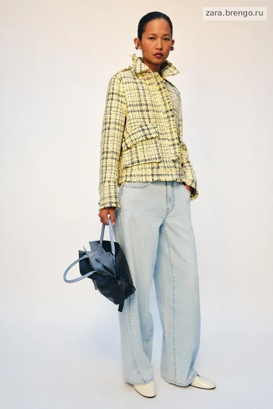 ДЖИНСЫ коллекция Zara «ZW» LOOSE  СО СРЕДНЕЙ ПОСАДКОЙ