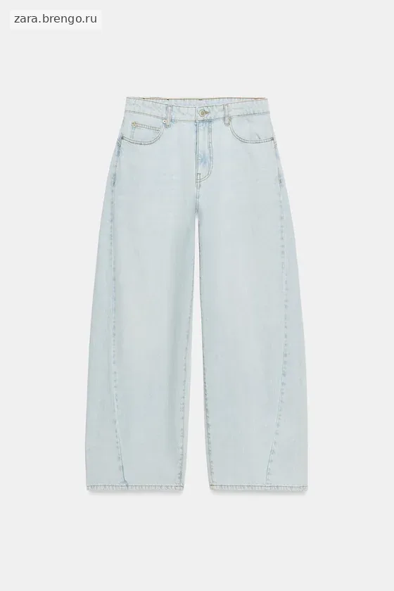 ДЖИНСЫ коллекция Zara «ZW» LOOSE  СО СРЕДНЕЙ ПОСАДКОЙ
