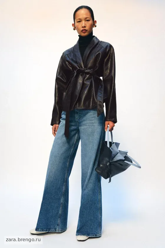 ДЖИНСЫ коллекция Zara «ZW» клёш С ВЫСОКОЙ ПОСАДКОЙ
